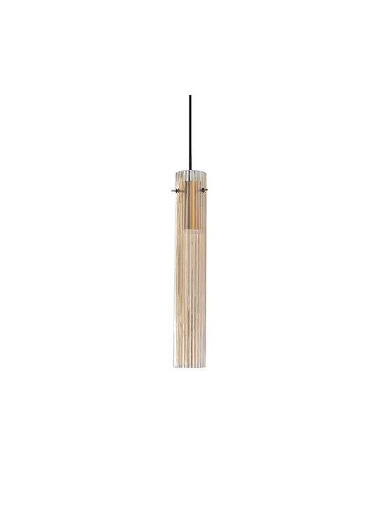 Ideal Lux Flam Κρεμαστό Φωτιστικό Κίτρινο LED με Θερμό Λευκό Φως 6x270εκ. 353890
